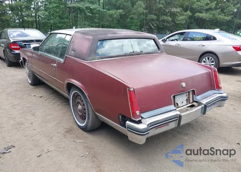 1985 Cadillac Eldorado from USA, damaged, VIN 1G6EL578XFE613960